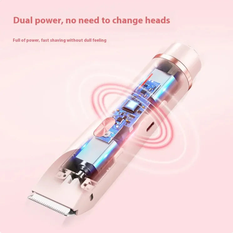 2-in-1 Women's Hair Remover & Body Shaver